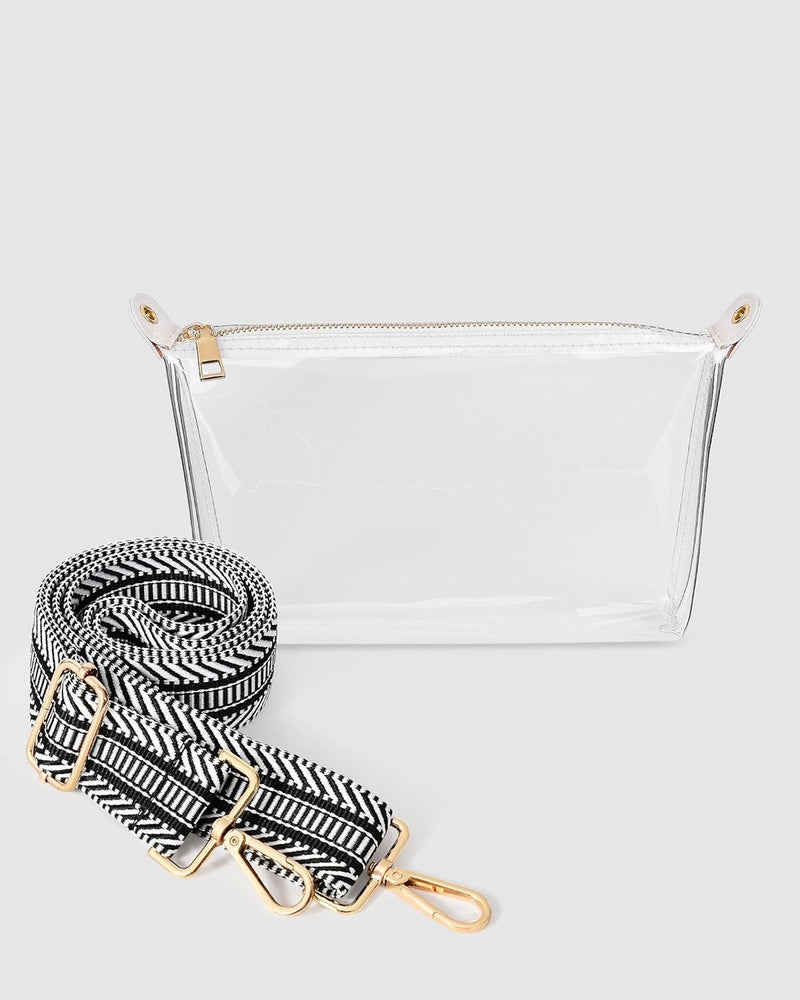 FANGSUN Clear Purse for Women, Clear Crossbody Bag Stadium Approved, Small Transparent Handbag for Concert Event Festival - Image 2